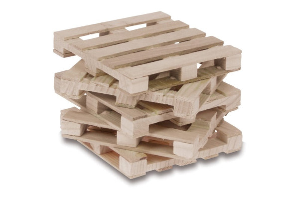 Holzpalette für Zettelblock