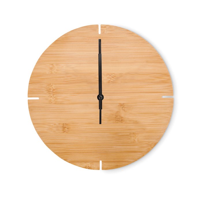 ESFERE - Wanduhr Bambus