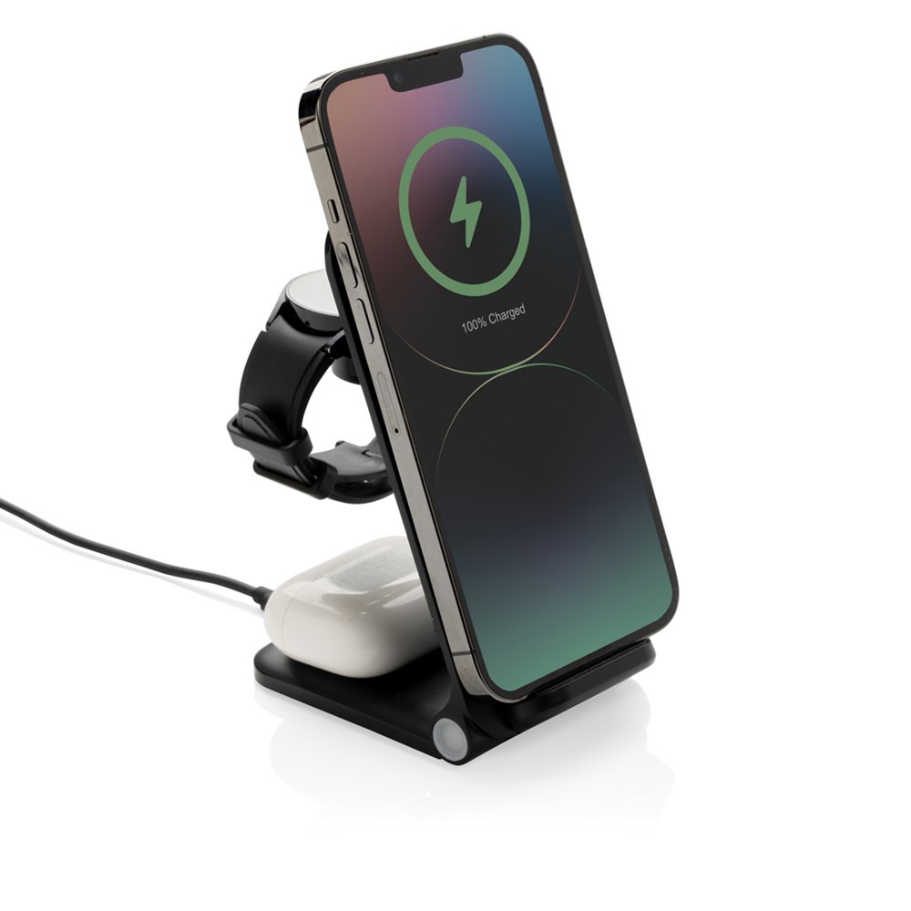 Powerpal 3-in-1 15W-Ladegerät aus RCS recyceltem Kunststoff