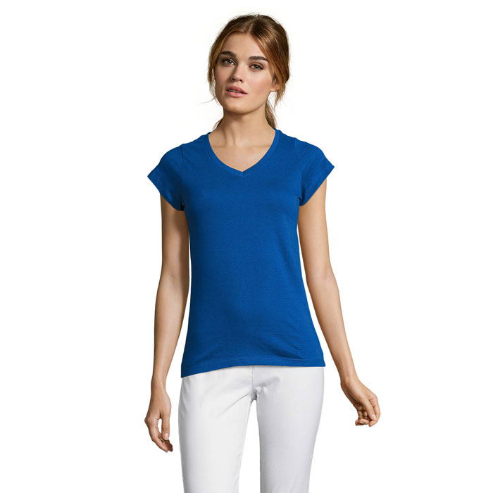 MOON - MOON DAMENT-SHIRT 150g - Royal Blue