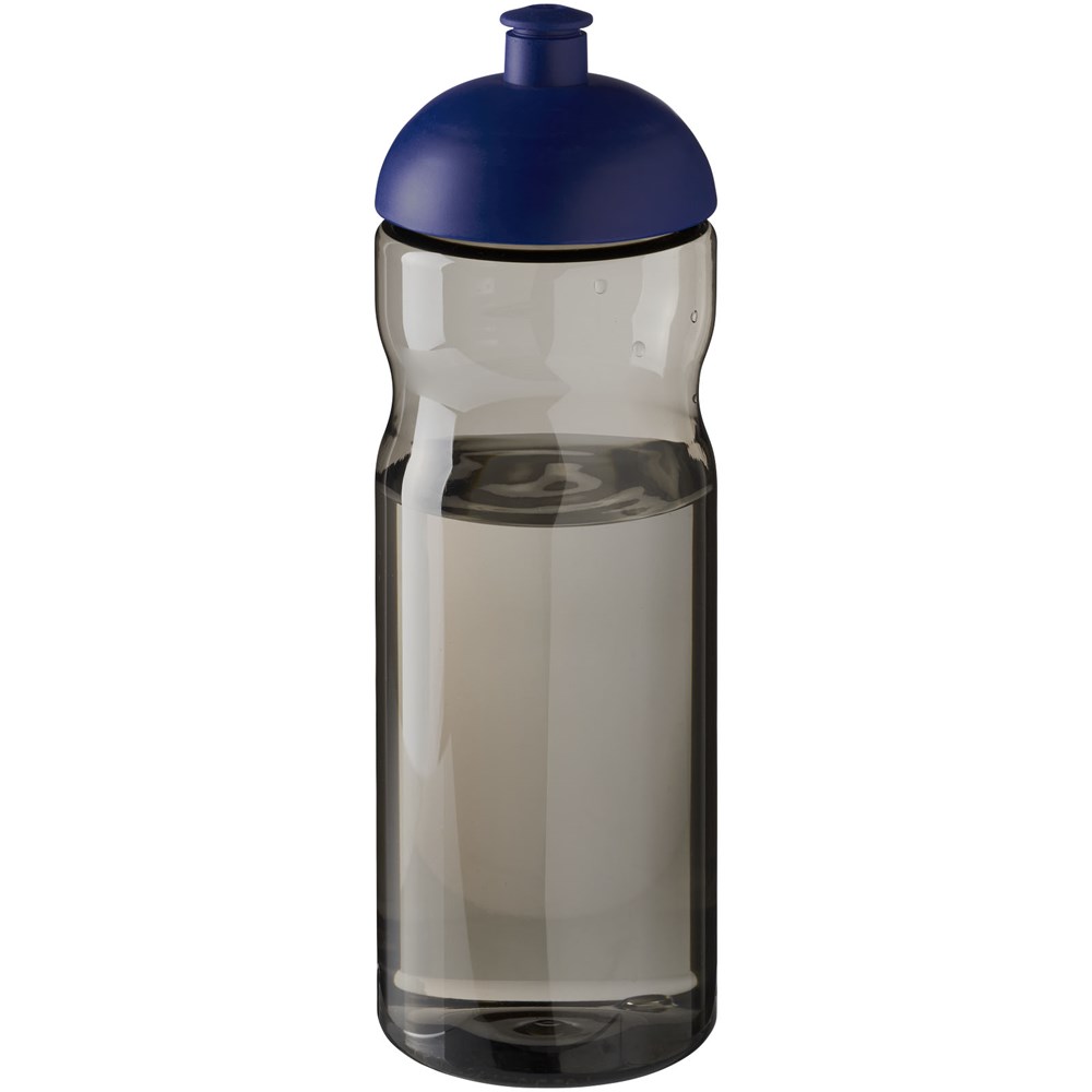 H2O Active® Eco Base 650 ml Sportflasche mit Stülpdeckel - kohle, royalblau