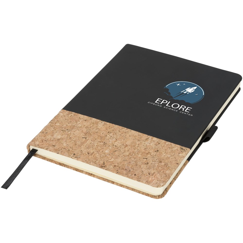 Evora A5 Notizbuch Thermo PU mit Kork