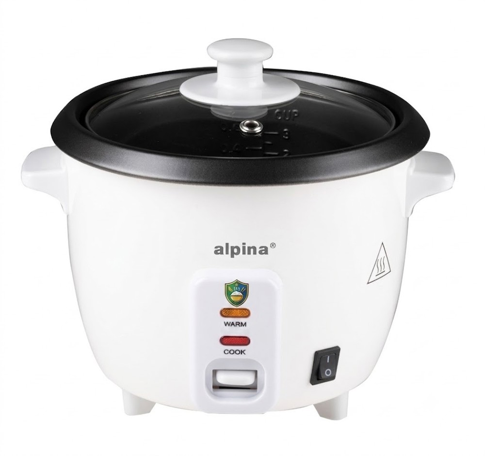 ALPINA Rice Cooker 0.6L 300W- Weiß