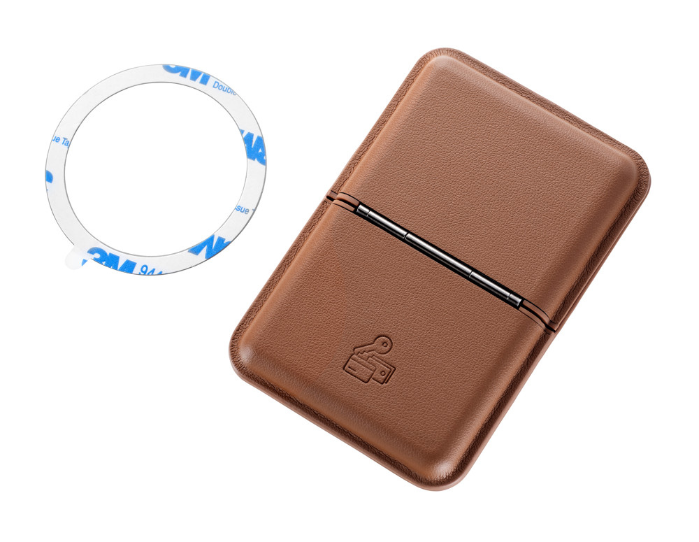 TROIKA Kartenetui MAGNETIC SAFE - Braun