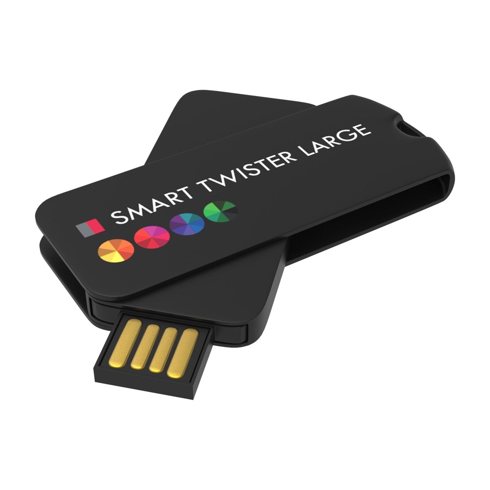 USB Stick Smart Twister Large- Schwarz- 64 GB 2.0