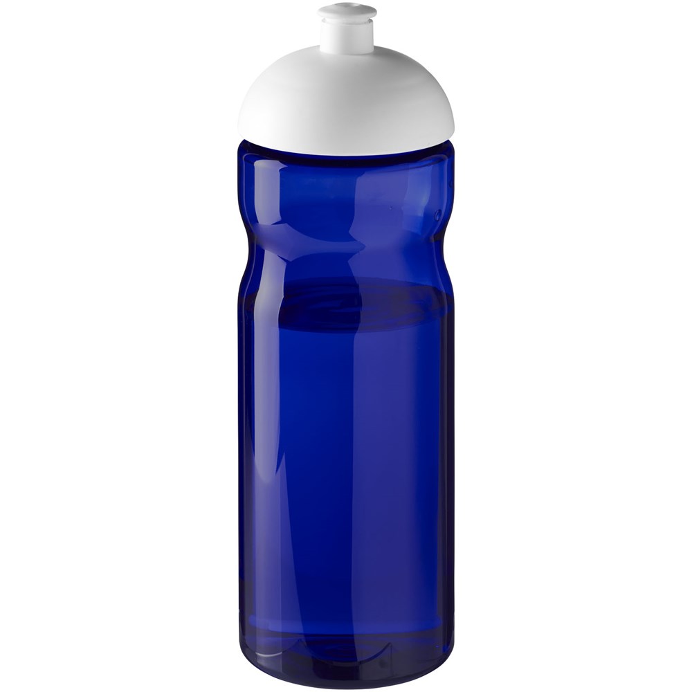 H2O Active® Eco Base 650 ml Sportflasche mit Stülpdeckel - blau, weiss