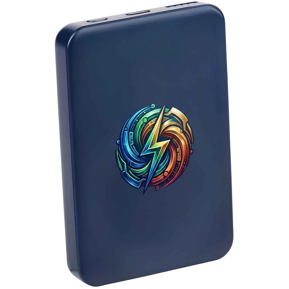 GRUNDIG Wireless Powerbank Mini 5000mAh Navy Blue- Blau